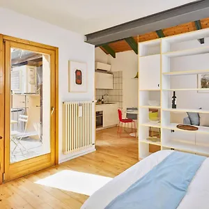 Italian Design Small Attic , Bologna Italy